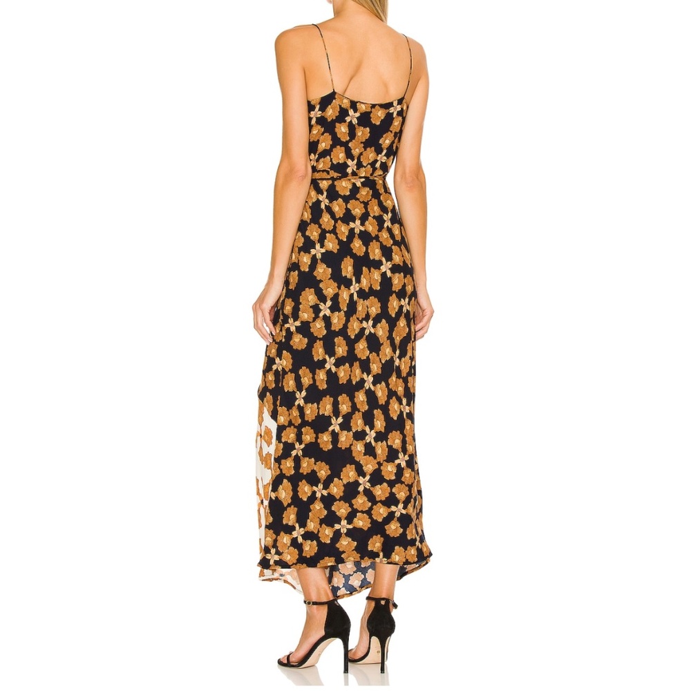 MINKPINK Nour Cami Wrap Midi Dress | Sz S - Picture 3 of 4